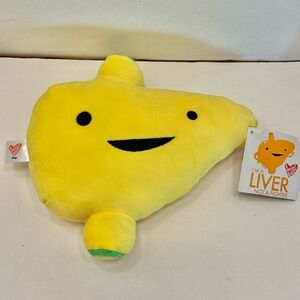 I Heart Guts I’m A Liver Not A Fighter Educational Organ Plush with Tags